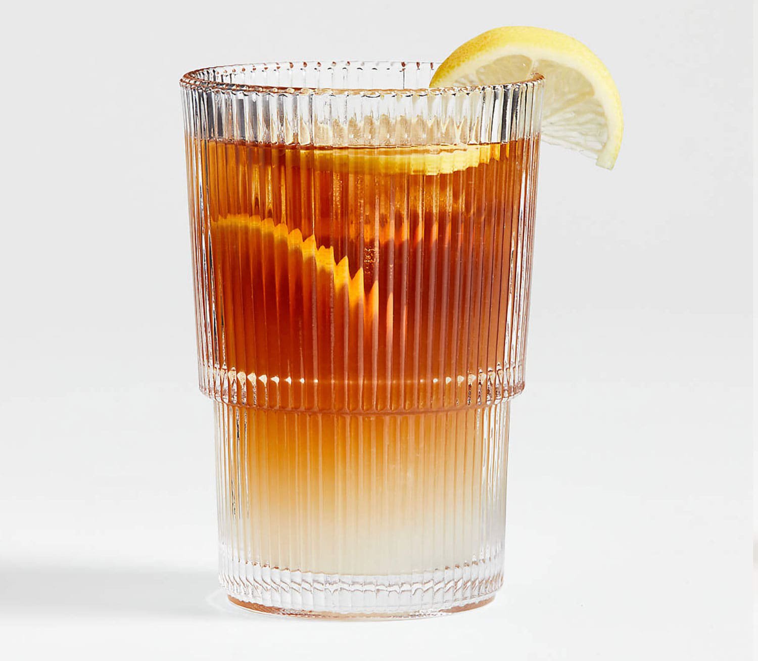 Crate and Barrel Atwell Ribbed Highball Glass from zola wedding registry ideas