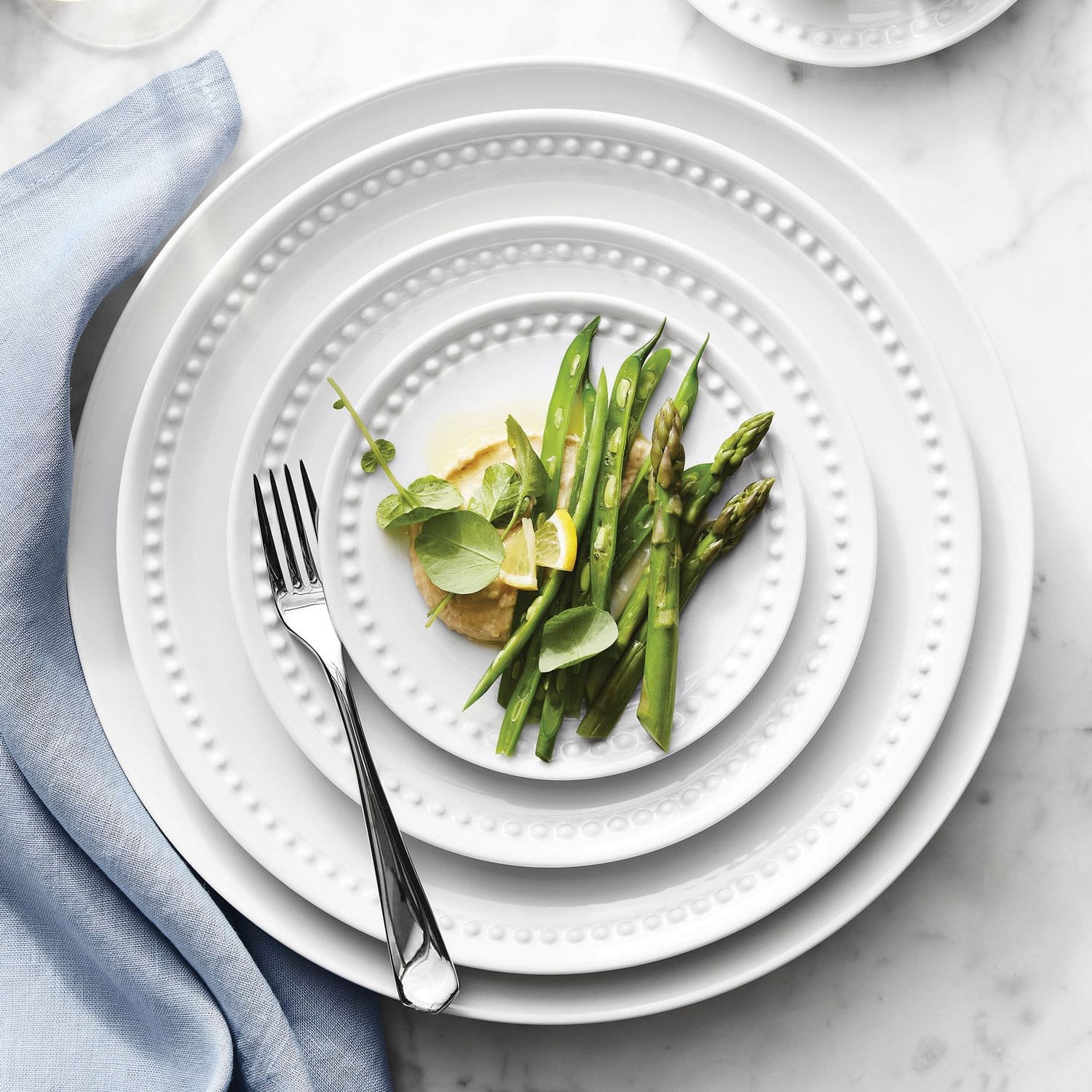 Pillivuyt Beaded Coupe dinnerware from williams sonoma wedding registry ideas