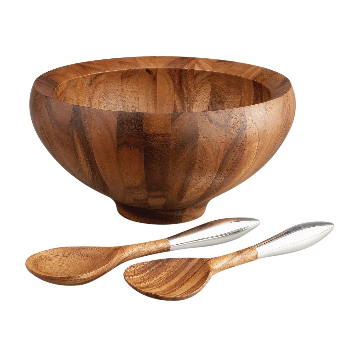 Nambe Yaro salad bowl with servers gearys wedding registry ideas